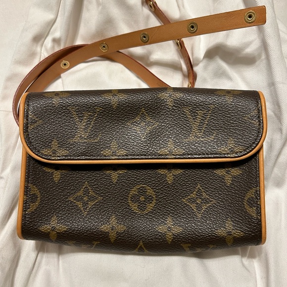 Louis Vuitton Florentine waist bag monogram canvas. 💯 authentic - Picture 5 of 9